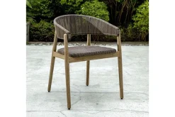 Mor Furniture Outdoor Dining Chairs|Dermott Outdoor Side Chair In Brown, Set Of 2