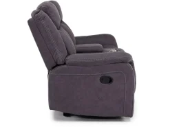 Mor Furniture Reclining Sofas|Loveseats|Diamond Reclining Console Loveseat In Gray