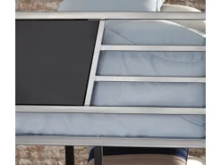 Mor Furniture Kids Beds & Bunk Beds|Dinsmore Bunk Bed In Black/Gray, Twin/Twin