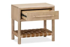 Mor Furniture Nightstands|Dorsey 2 Drawer Nightstand In Granola