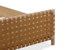 Mor Furniture Beds|Dorsey Woven Panel Bed In Granola, Queen