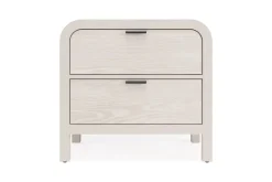 Mor Furniture Nightstands|Drake 2 Drawer Nightstand In Sugar