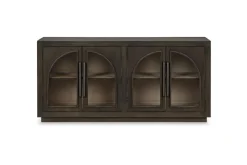 Mor Furniture Tv Stands|Dreley Accent Console In Black/Natural