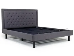 Mor Furniture Adjustable Foundations|Duo Linen Adjustable Foundation Bed In Natural, Queen