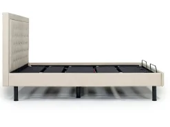 Mor Furniture Adjustable Foundations|Duo Linen Adjustable Foundation Bed In Natural, Queen