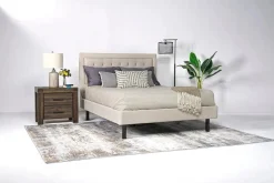Mor Furniture Adjustable Foundations|Duo Linen Adjustable Foundation Bed In Natural, Queen