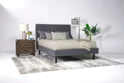 Mor Furniture Adjustable Foundations|Duo Linen Adjustable Foundation Bed In Natural, Queen