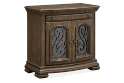 Mor Furniture Nightstands|Durango 3 Drawer Nightstand In Willadeene