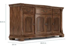 Mor Furniture Sideboards, Buffets & Hutches|Durango Buffet In Willadeene