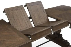 Mor Furniture Seating For 6|Dining Room Sets|Durango Dining Table & 6 Chairs In Fawn