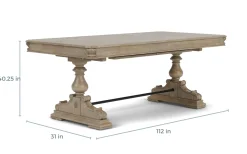 Mor Furniture Dining Room Sets|Durango Dining Table, 6 Chairs & 2 Arm Chairs In Fawn