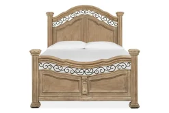 Mor Furniture Beds|Durango Panel Bed In Willadeene, Queen