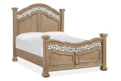 Mor Furniture Beds|Durango Panel Bed In Willadeene, Queen