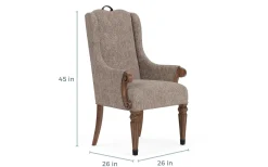 Mor Furniture Dining Chairs|Durango Upholstered Arm Chair In Willadeene