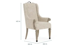 Mor Furniture Dining Chairs|Durango Upholstered Arm Chair In Willadeene