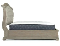 Mor Furniture Storage Beds|Beds|Durango Upholstered Sleigh Bed W/ Storage In Fawn, Queen