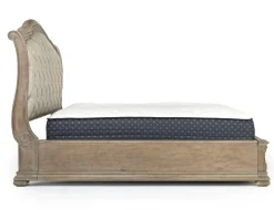 Mor Furniture Storage Beds|Beds|Durango Upholstered Sleigh Bed W/ Storage In Fawn, Queen