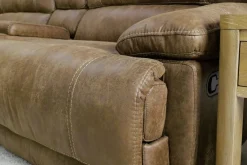 Mor Furniture Sectionals|Reclining Sectionals|Dusty 6 Piece Reclining Sectional In Bonanza Silt