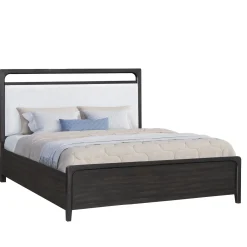 Mor Furniture Bedroom Sets|Easton Upholstered Bed, Dresser, Mirror & Nightstand In , Ca King Natural