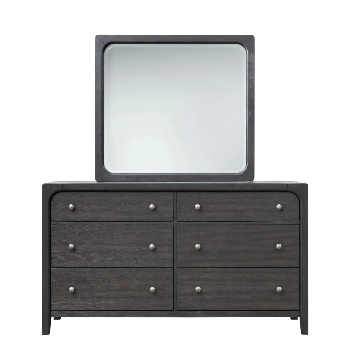 Mor Furniture Bedroom Sets|Easton Upholstered Bed, Dresser, Mirror & Nightstand In , Ca King Natural