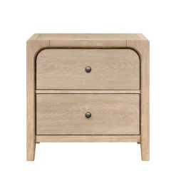 Mor Furniture Bedroom Sets|Easton Upholstered Bed, Dresser, Mirror & Nightstand In , Ca King Natural
