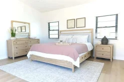 Mor Furniture Storage Beds|Beds|Easton Upholstered Storage Bed In , Ca King Natural