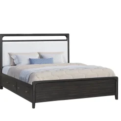 Mor Furniture Storage Beds|Beds|Easton Upholstered Storage Bed In , Ca King Natural