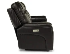Mor Furniture Recliners|Echo 3 Power Recliner In Rainier Storm Leather