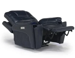 Mor Furniture Recliners|Echo 3 Power Recliner In Rainier Storm Leather