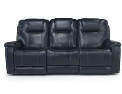 Mor Furniture Immersive Sound Sofas|Sofas|Echo 3 Power Theater Sofa W/ Immersive Sound In Rainier Walnut Leather
