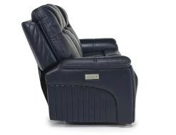 Mor Furniture Immersive Sound Sofas|Sofas|Echo 3 Power Theater Sofa W/ Immersive Sound In Rainier Walnut Leather