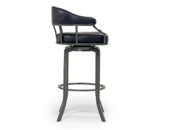 Mor Furniture Barstools|Edy Barstool In Mineral & Black, Swivel