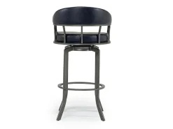 Mor Furniture Barstools|Edy Barstool In Mineral & Black, Swivel