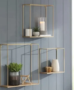Mor Furniture Wall Art & Accents|Efharis Wall Shelves, Set Of 3