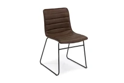 Mor Furniture Dining Chairs|Ella Side Chair In Slate Leather