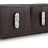 Mor Furniture Tv Stands|Elliston Media Console In Espresso Brown