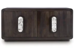 Mor Furniture Tv Stands|Elliston Media Console In Espresso Brown