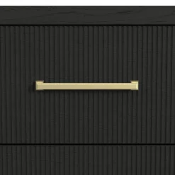 Mor Furniture Nightstands|Emberly 2 Drawer Nightstand In Black