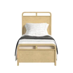 Mor Furniture Beds|Emberly Panel Bed In Natural, Twin