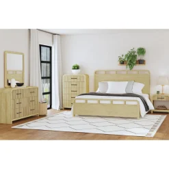 Mor Furniture Beds|Emberly Panel Bed In Natural, Twin