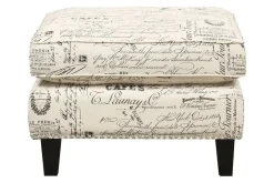 Mor Furniture Ottomans|Emery Ottoman In French Script