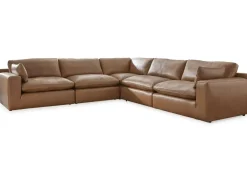 Mor Furniture Modular Sofas|Sectionals|Emillia 5 Piece Sectional In Caramel