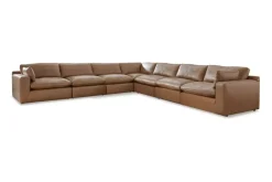 Mor Furniture Modular Sofas|Sectionals|Emillia 7 Piece Sectional In Caramel