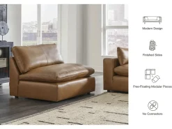 Mor Furniture Modular Sofas|Sectionals|Emillia 7 Piece Sectional In Caramel