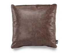 Mor Furniture Accent Pillows|Accent Pillows|Emmy Accent Pillow In Brown Leather