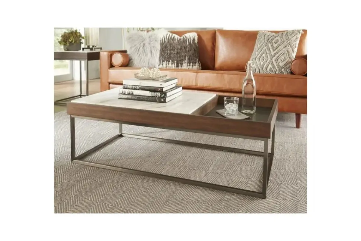 Mor Furniture Coffee Tables|Ennis Coffee Table In Brown Sable