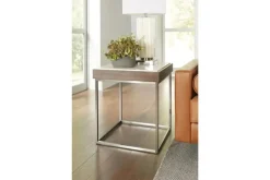 Mor Furniture Sofa & End Tables|Ennis End Table In Brown Sable