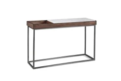 Mor Furniture Sofa & End Tables|Ennis Sofa Table In Brown Sable