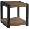 Mor Furniture Sofa & End Tables|Enrico End Table In Walnut