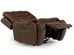 Mor Furniture Recliners|Estilo 2 Power Recliner In Canyon Walnut
